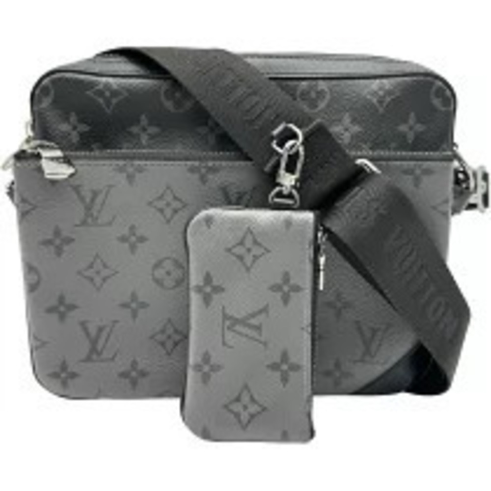 Louis Vuitton Trio Messenger Black Monogram Eclipse Black Reverse Shoulder Bag